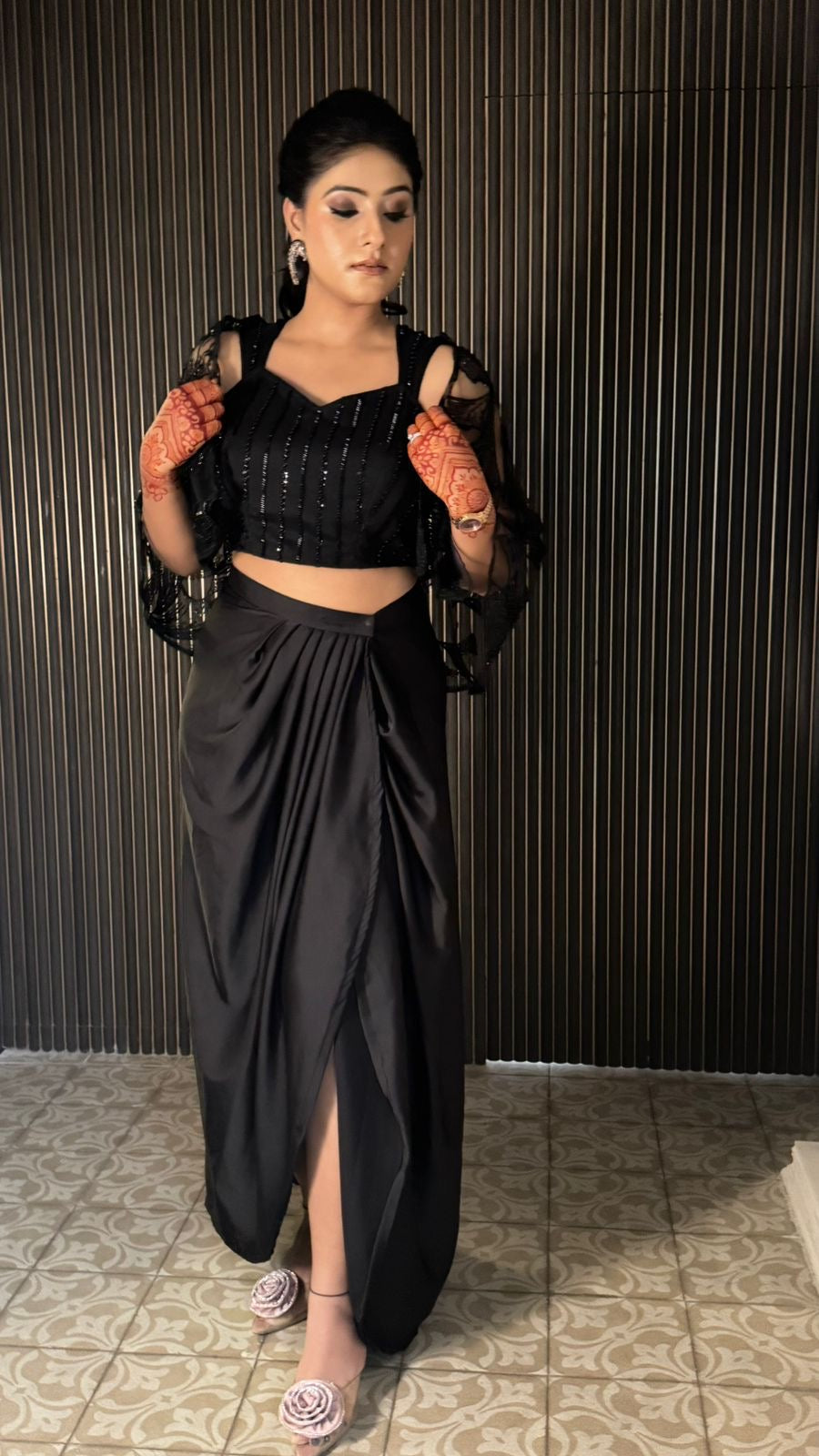 Black Drape Set