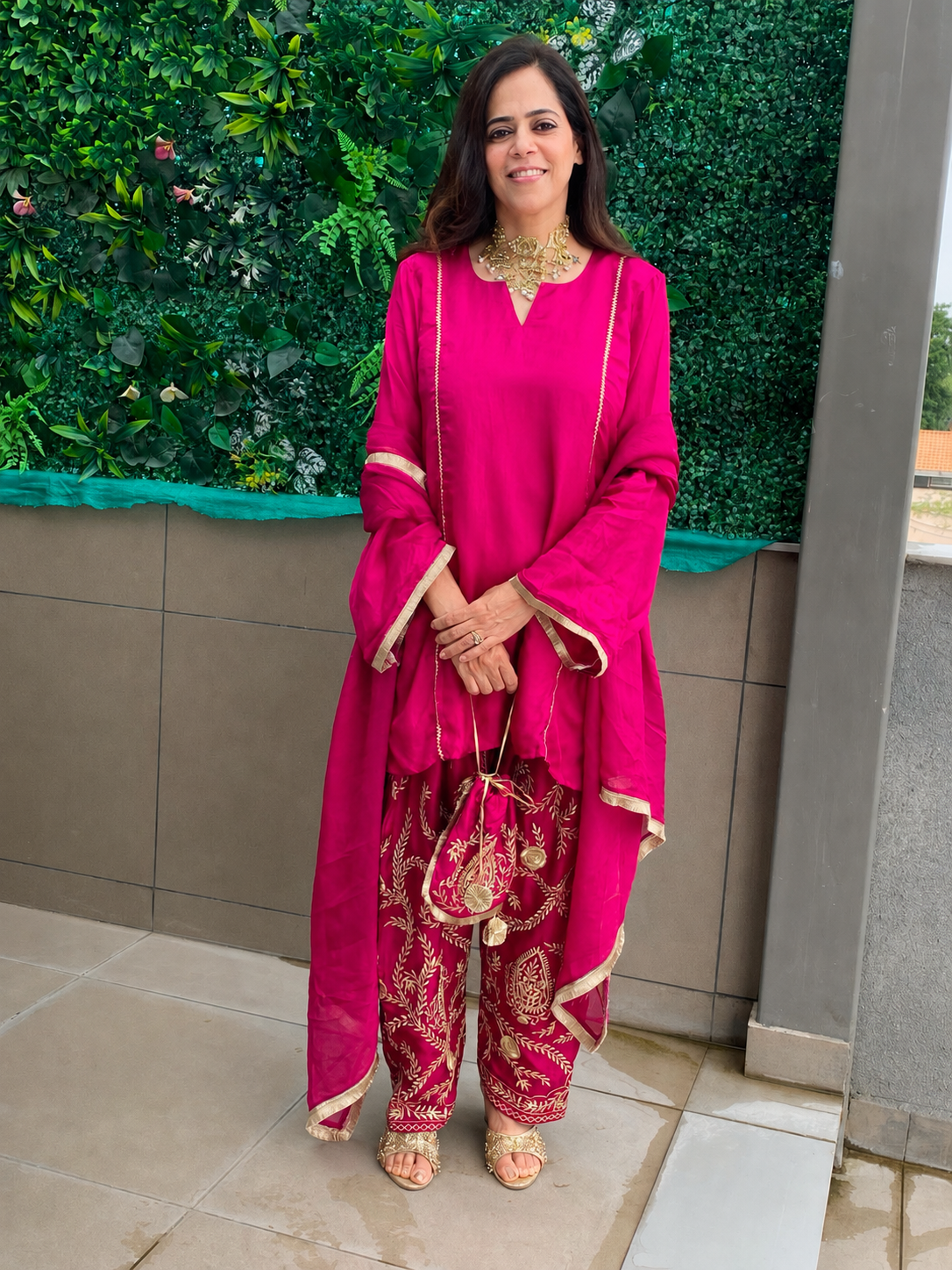 Rose riwaayat kurta set