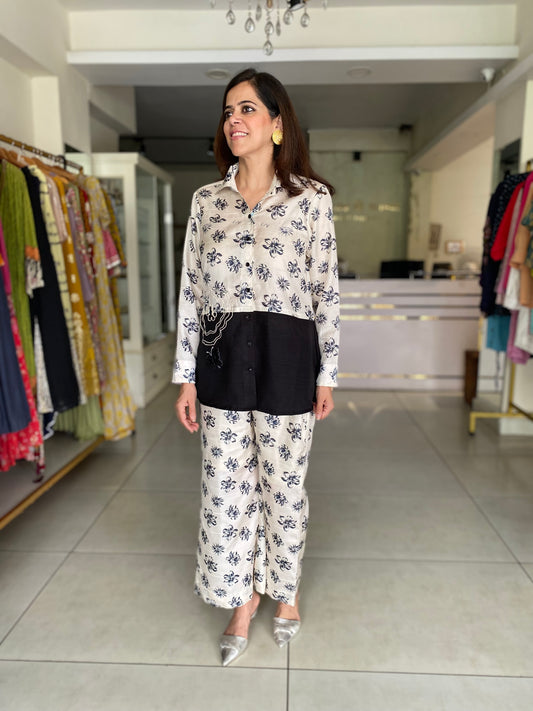 Semi crepe co-ord set