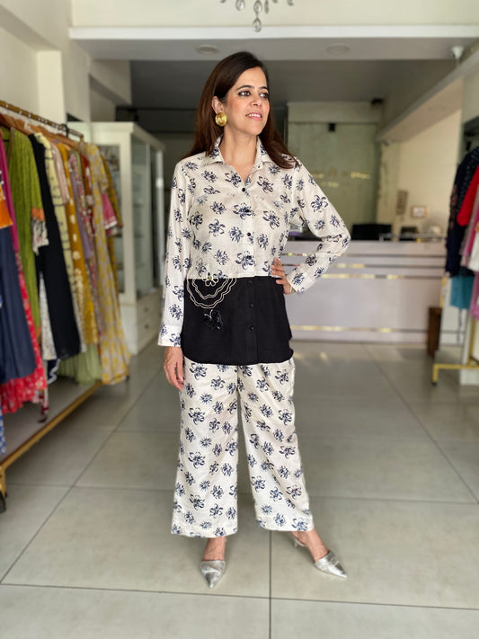 Semi crepe co-ord set