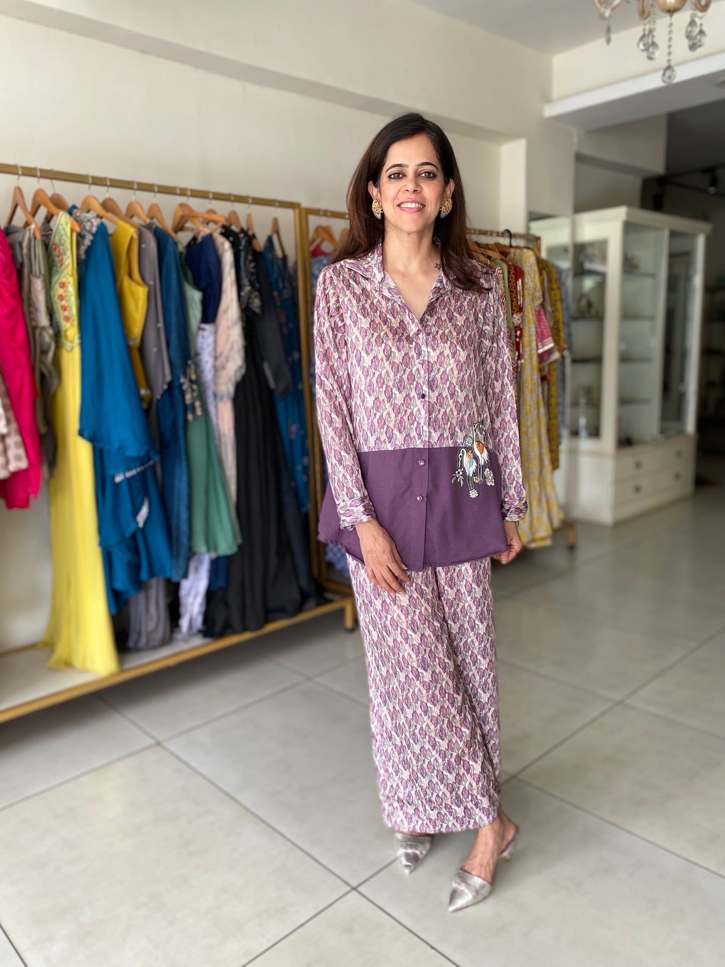 Semi crepe co-ord set