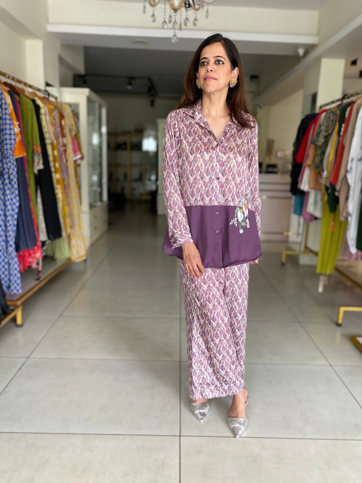 Semi crepe co-ord set
