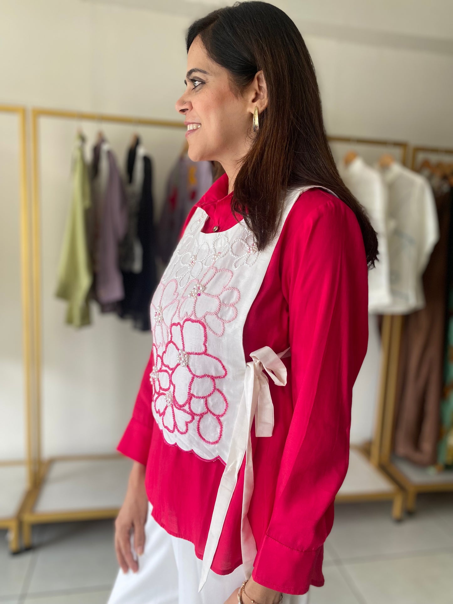 Bib handwork Top