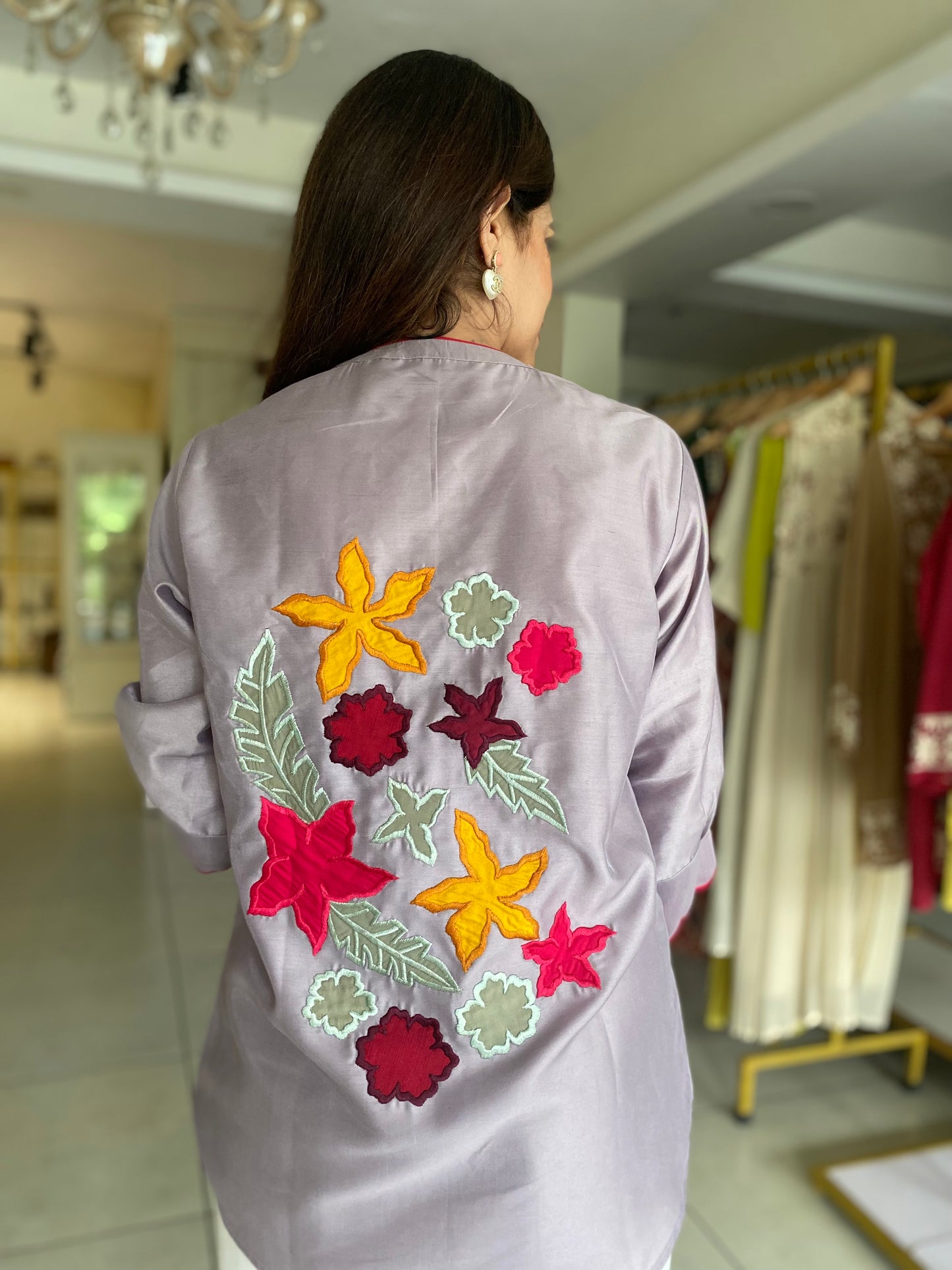 Muslin Applique Top