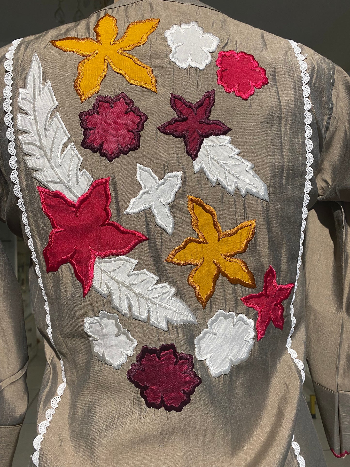 Muslin Applique Top