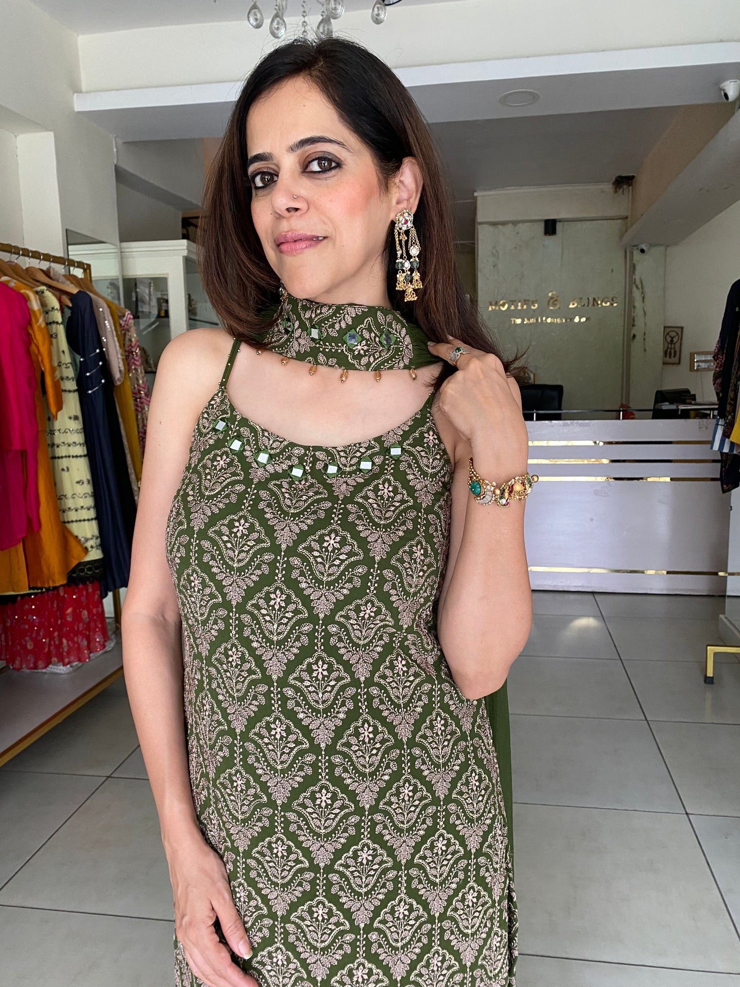Chandani Jadau Earrings