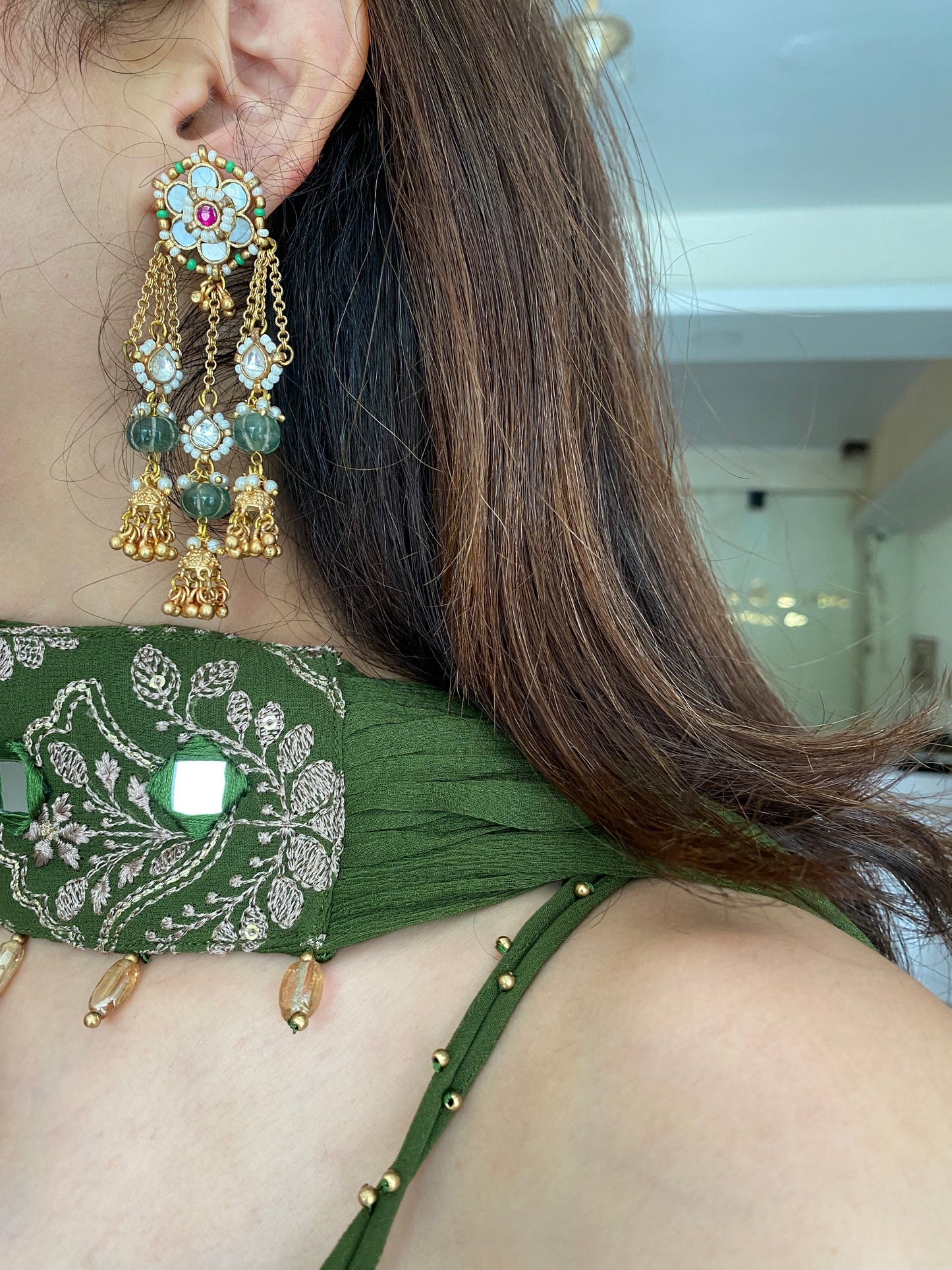 Chandani Jadau Earrings