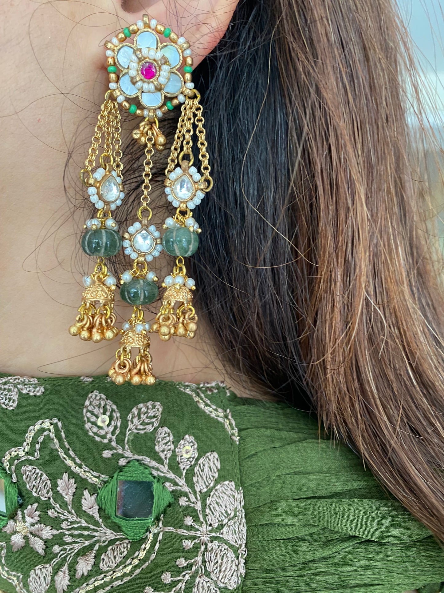 Chandani Jadau Earrings