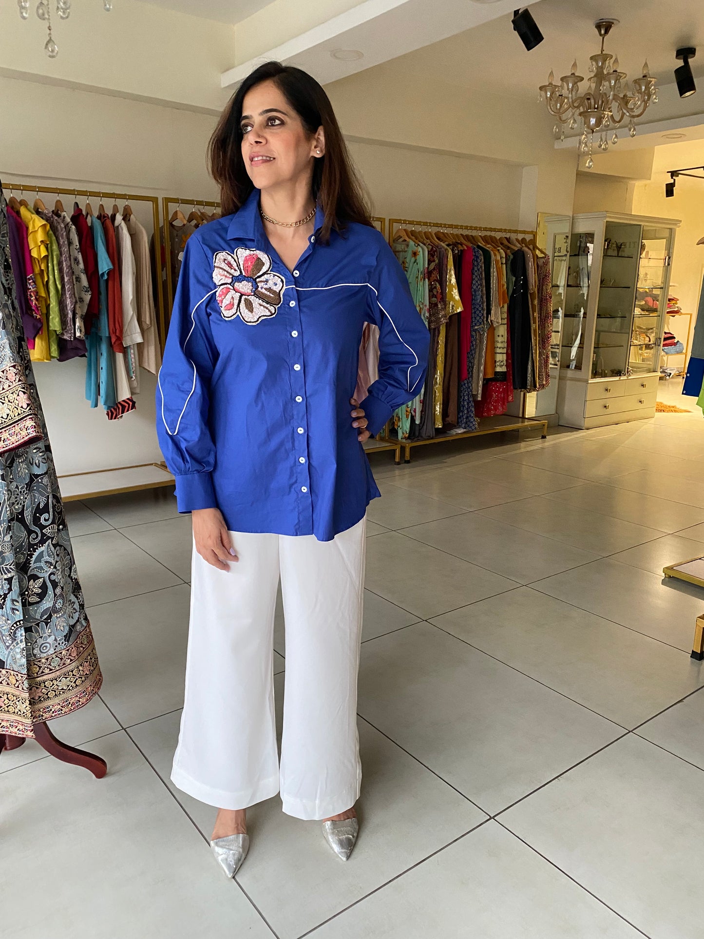 Blue chic shirt