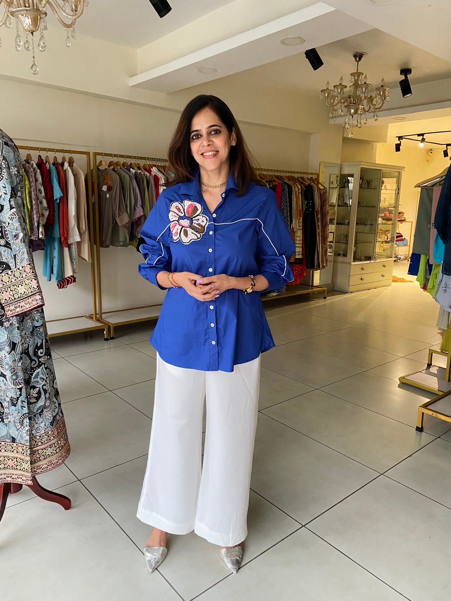 Blue chic shirt