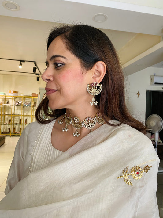 Chand antique set jadau