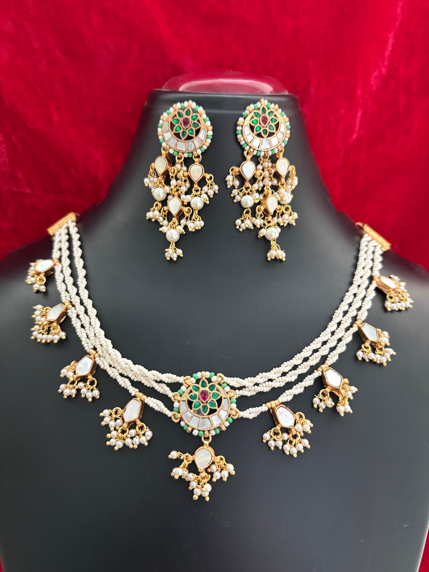 Mahira Jadau necklace Set