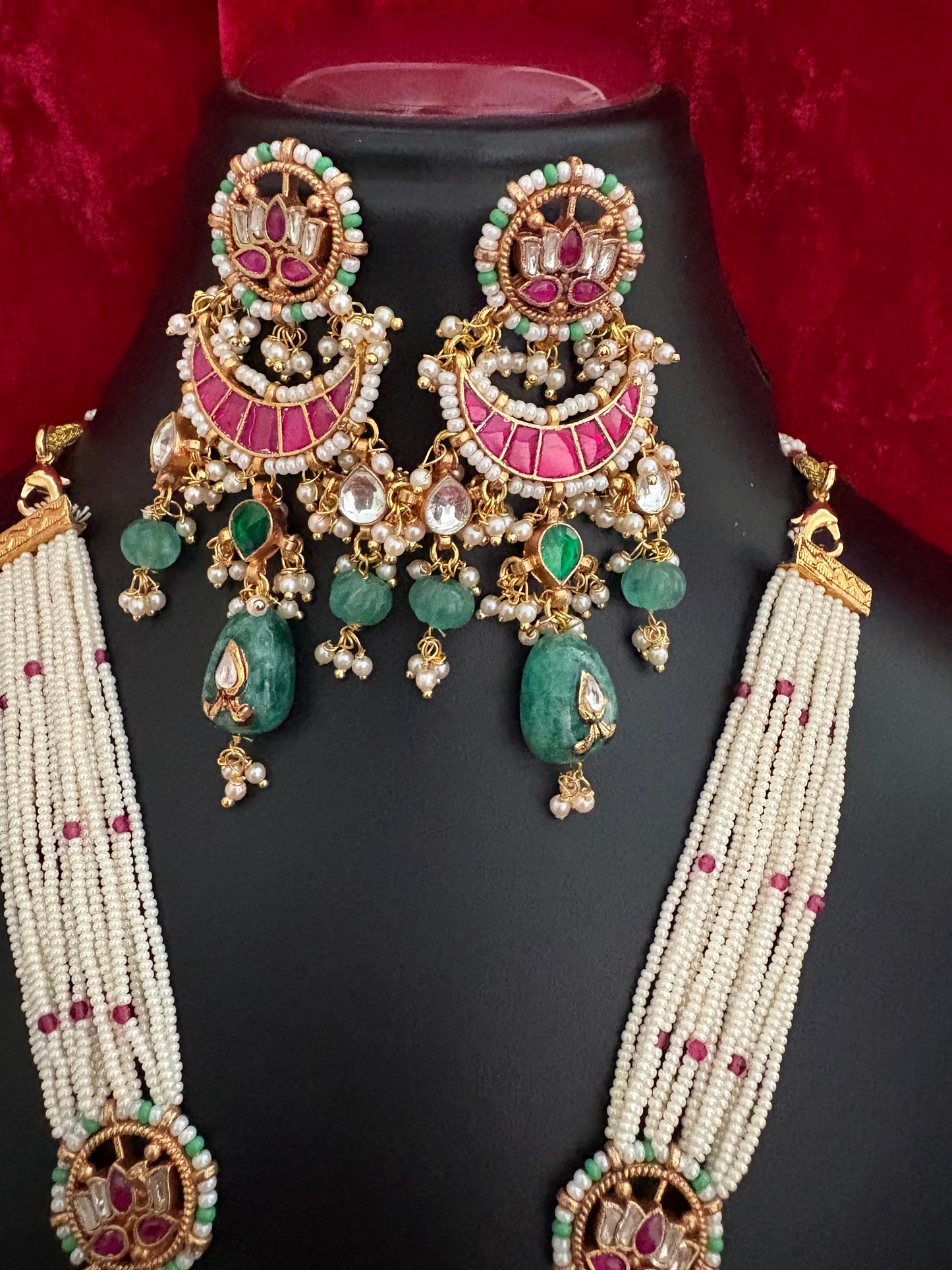Aradhya Jadau Long Set