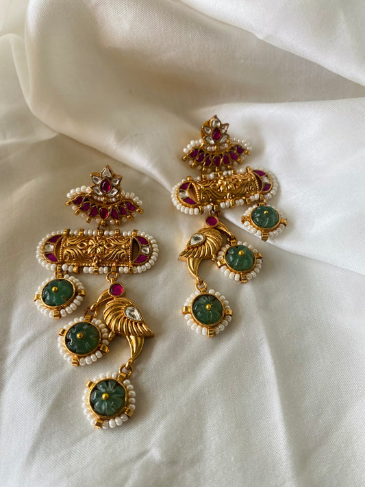 Rajwada Jadau Earrings