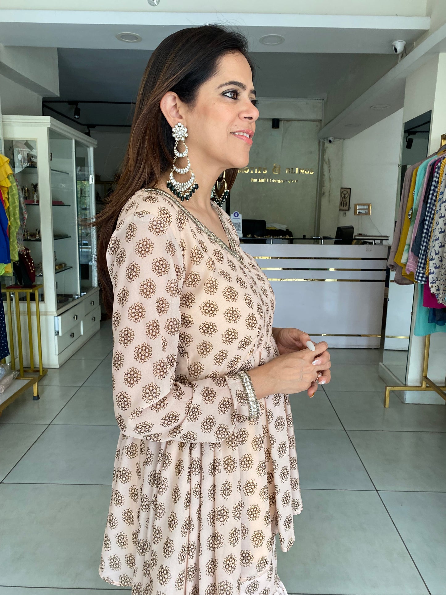 Maharani Polki Drops