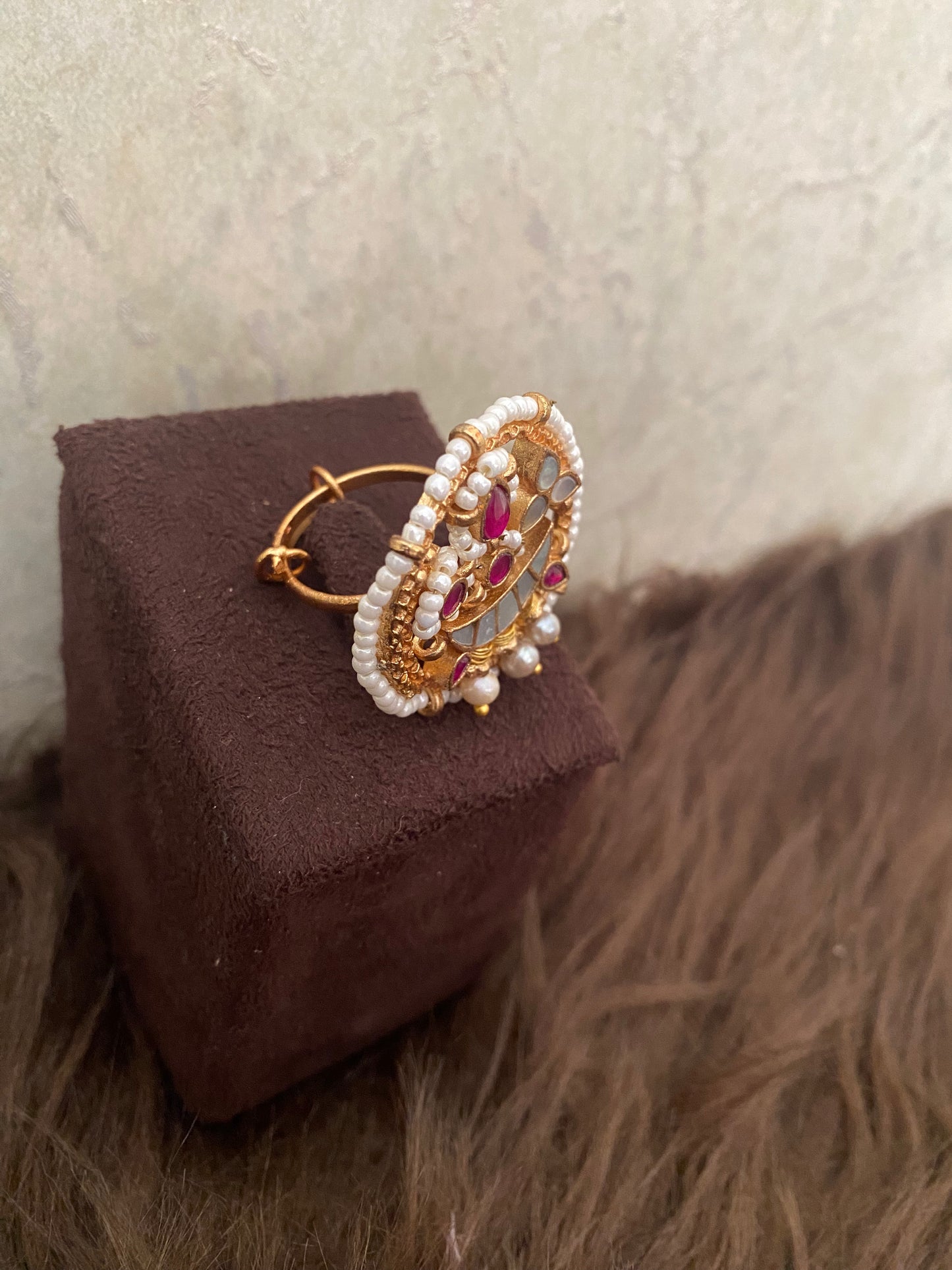 Ruhani Jadau Ring