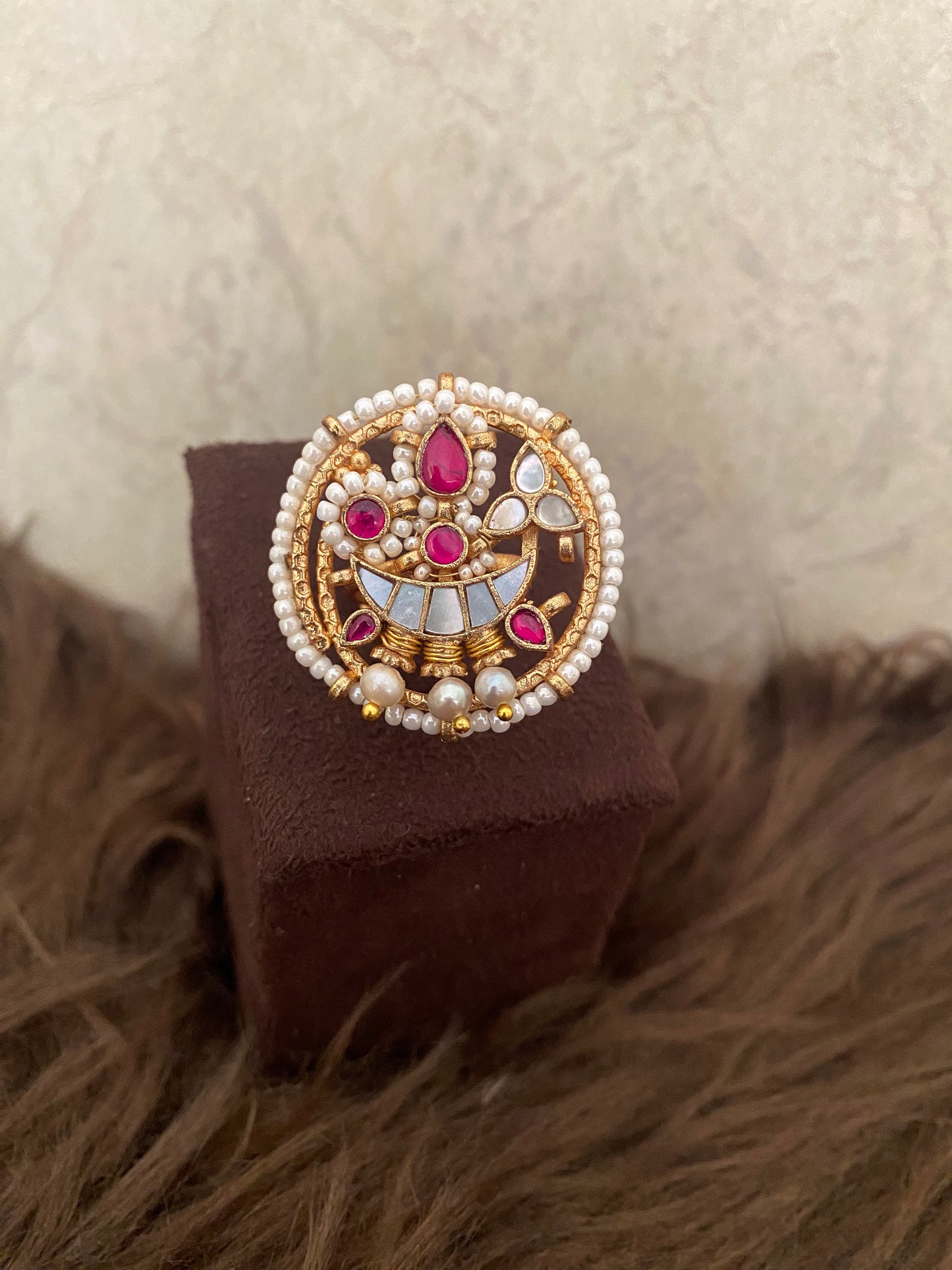 Ruhani Jadau Ring