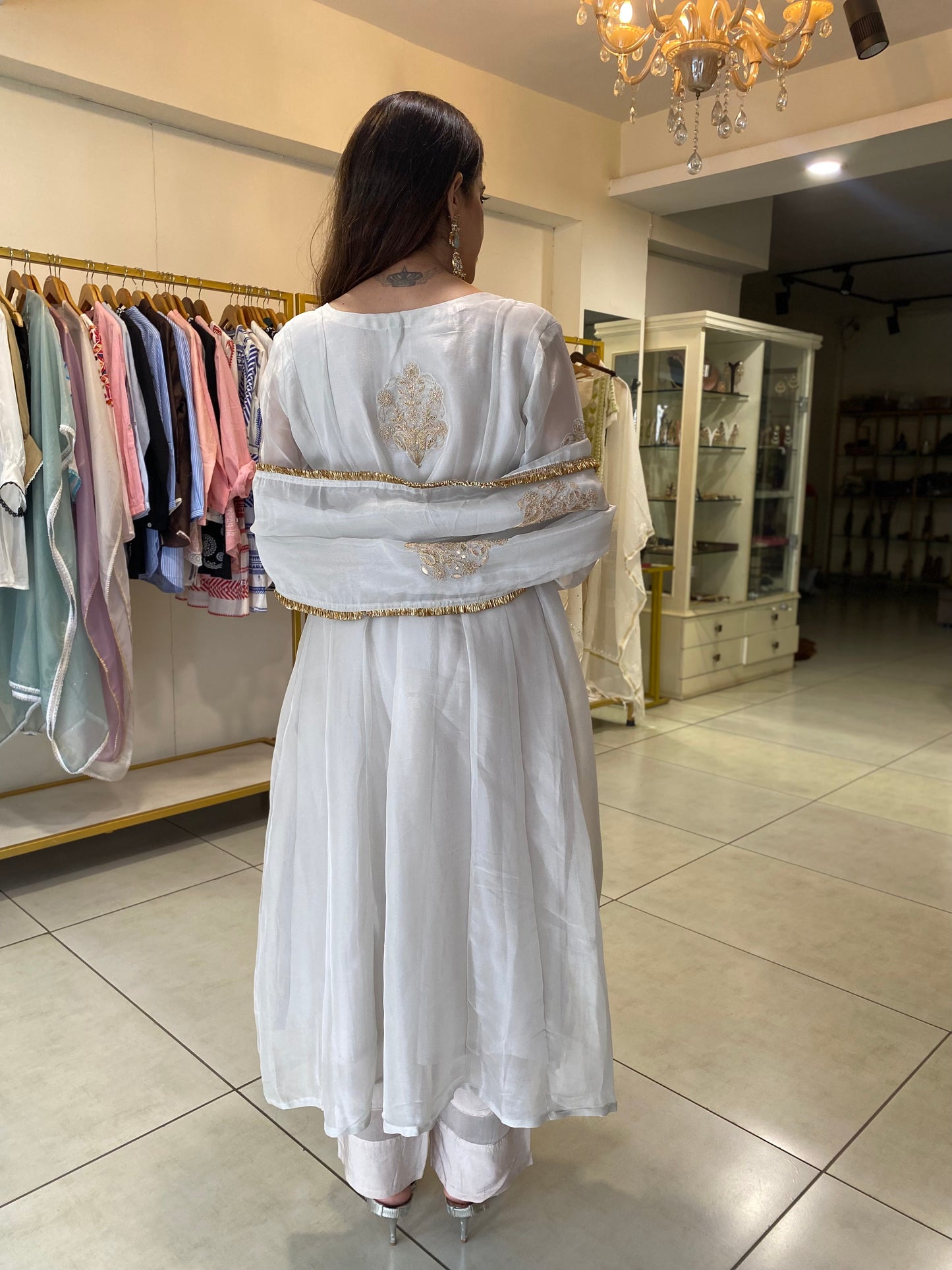 Kalidar kurta pant set