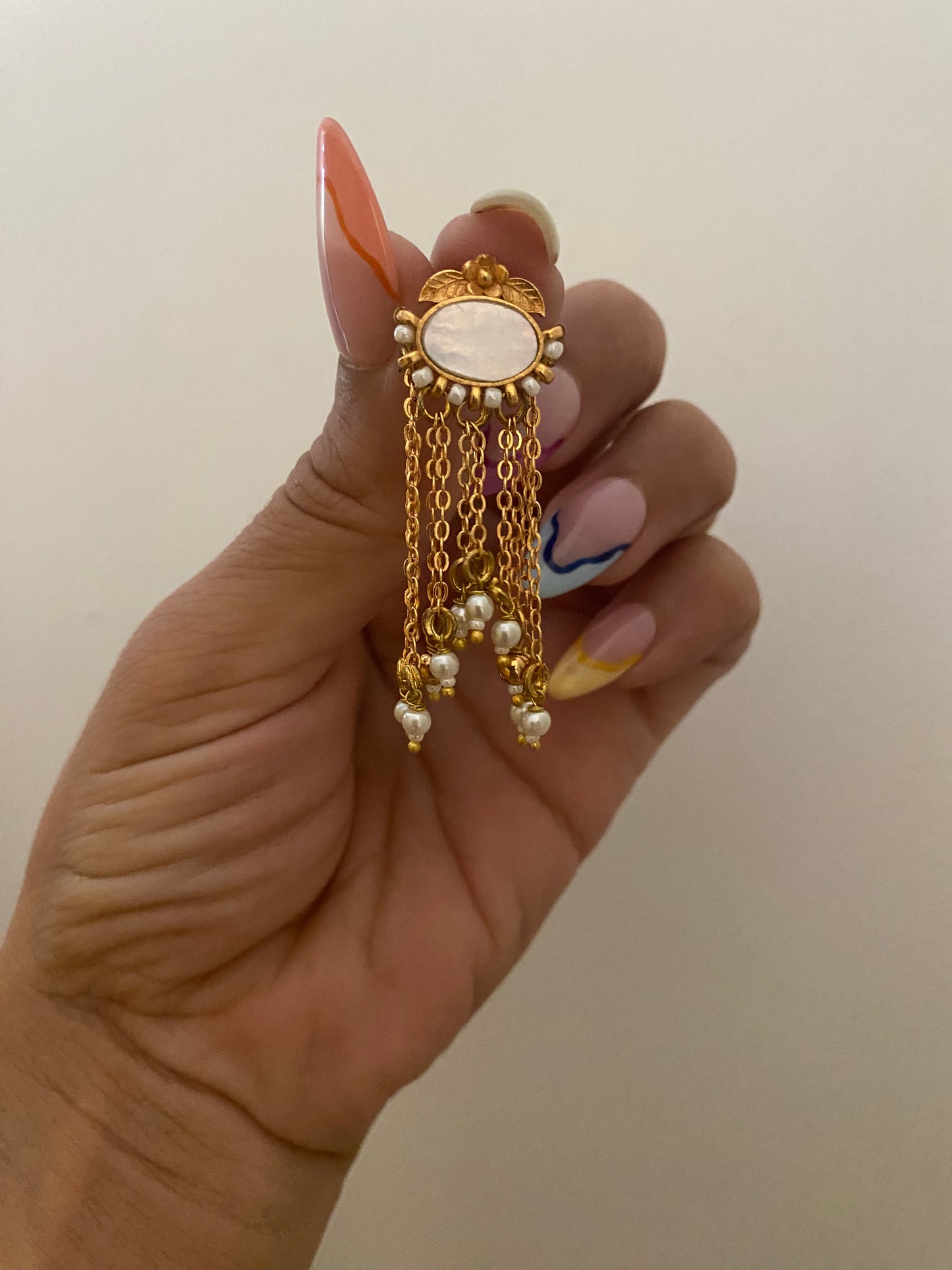 Layered MOP necklace set