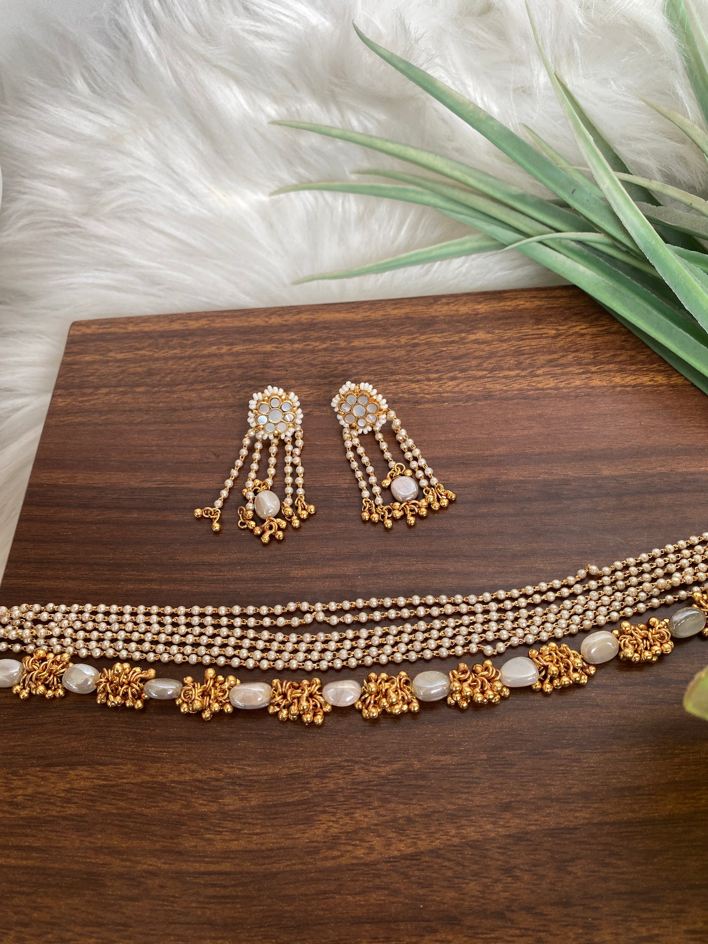 Indo Western Jadau Choker Set