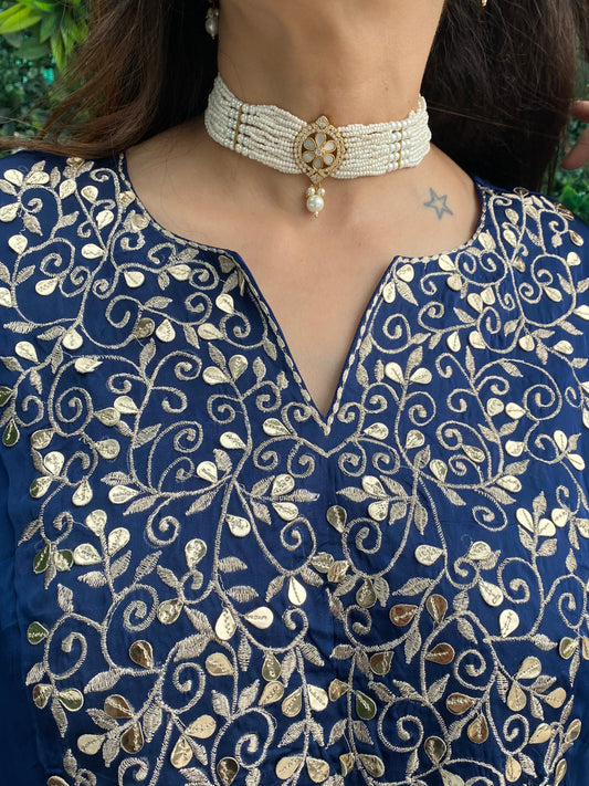 chaand choker set