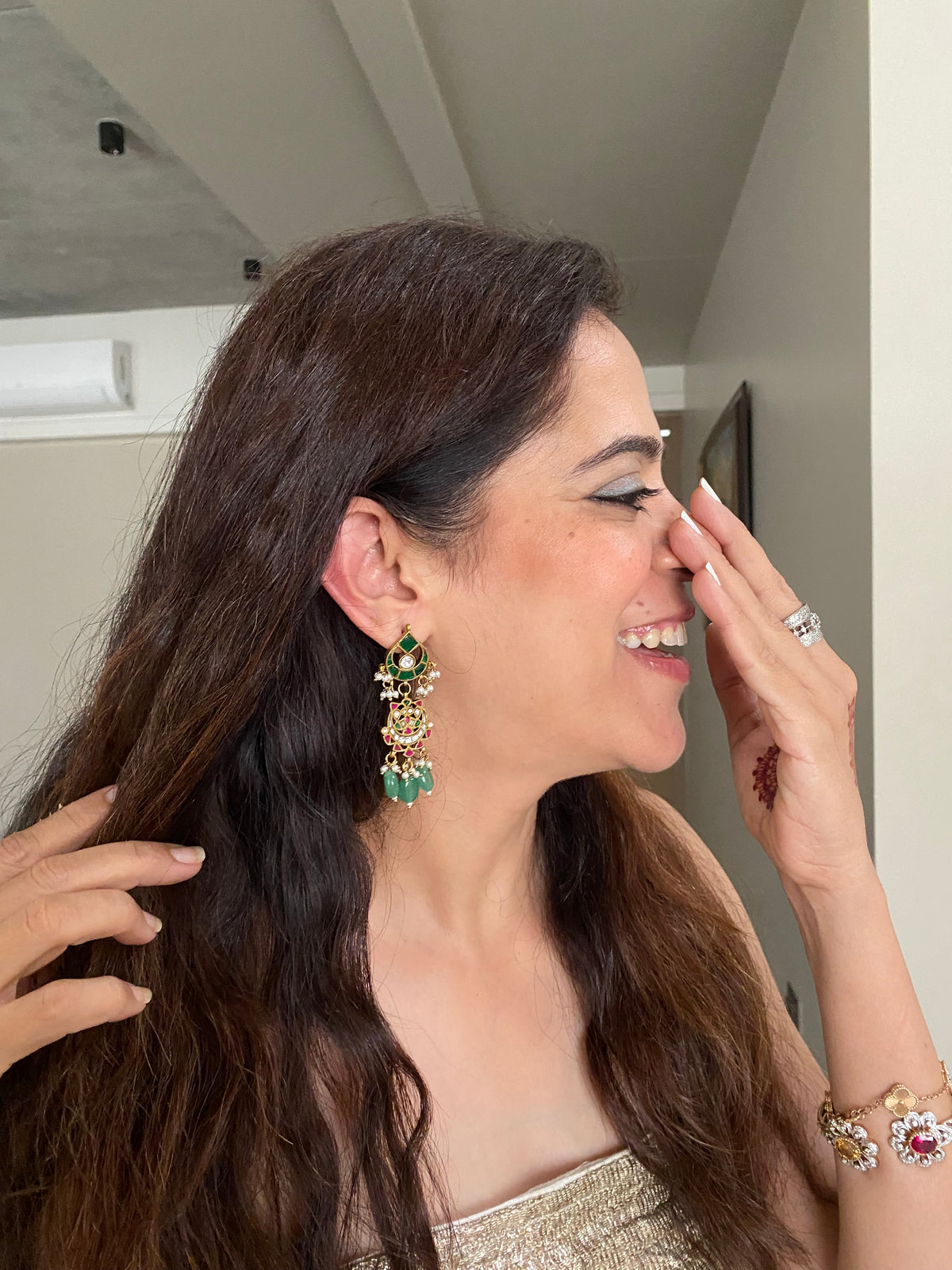 Vasudha drop earrings
