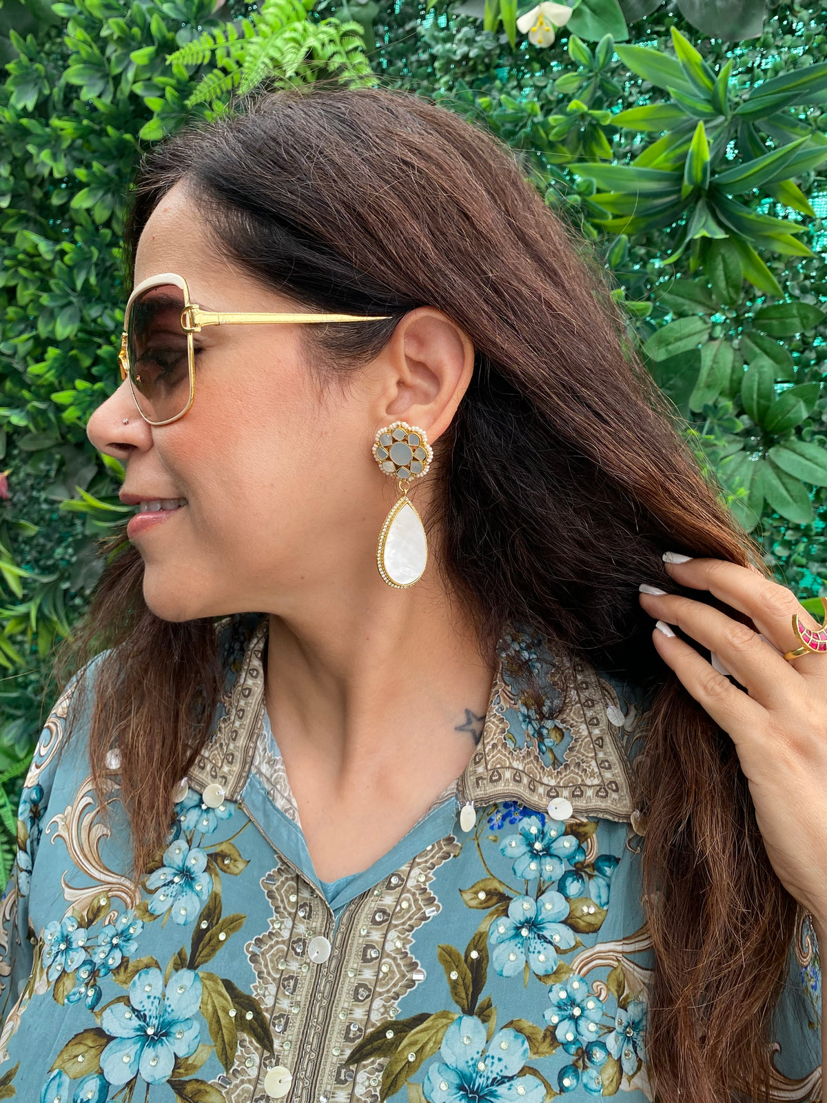 chandni teardrop earring