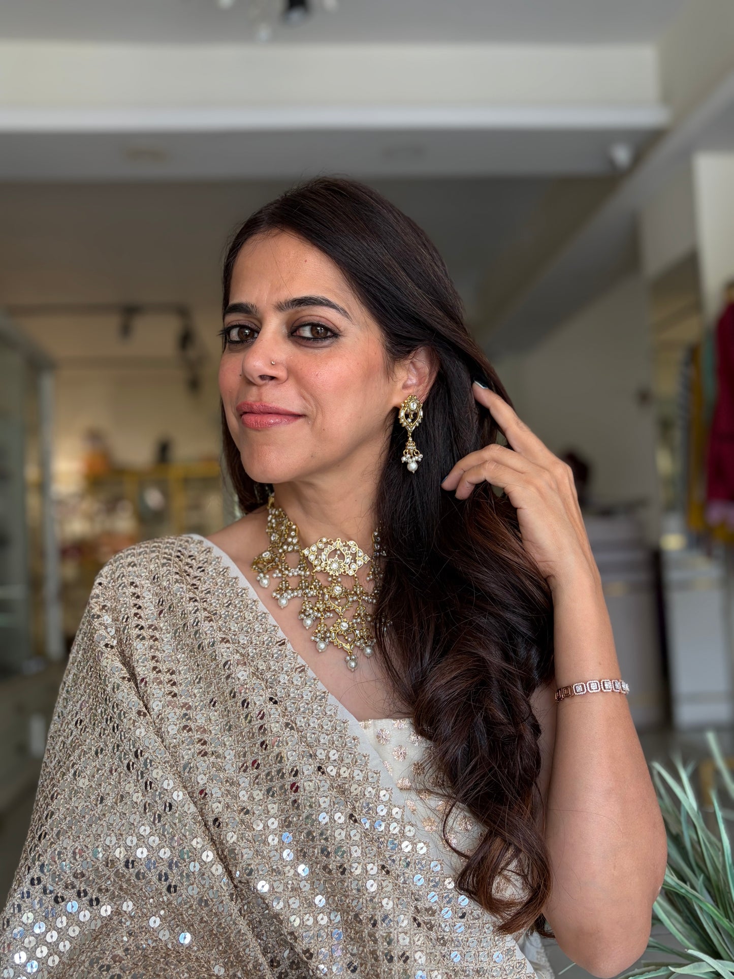Begum polki choker