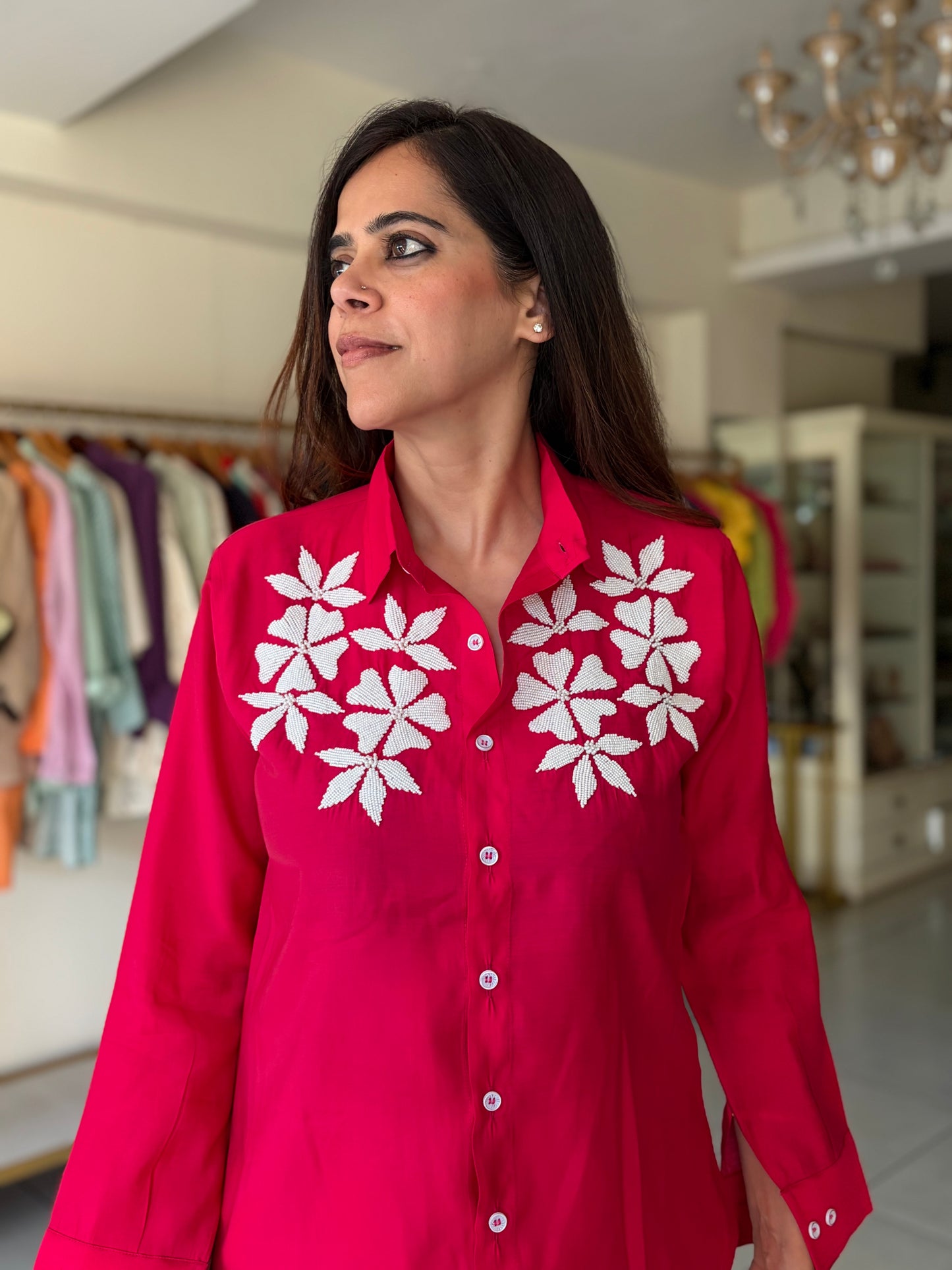 Muslin bloom shirt