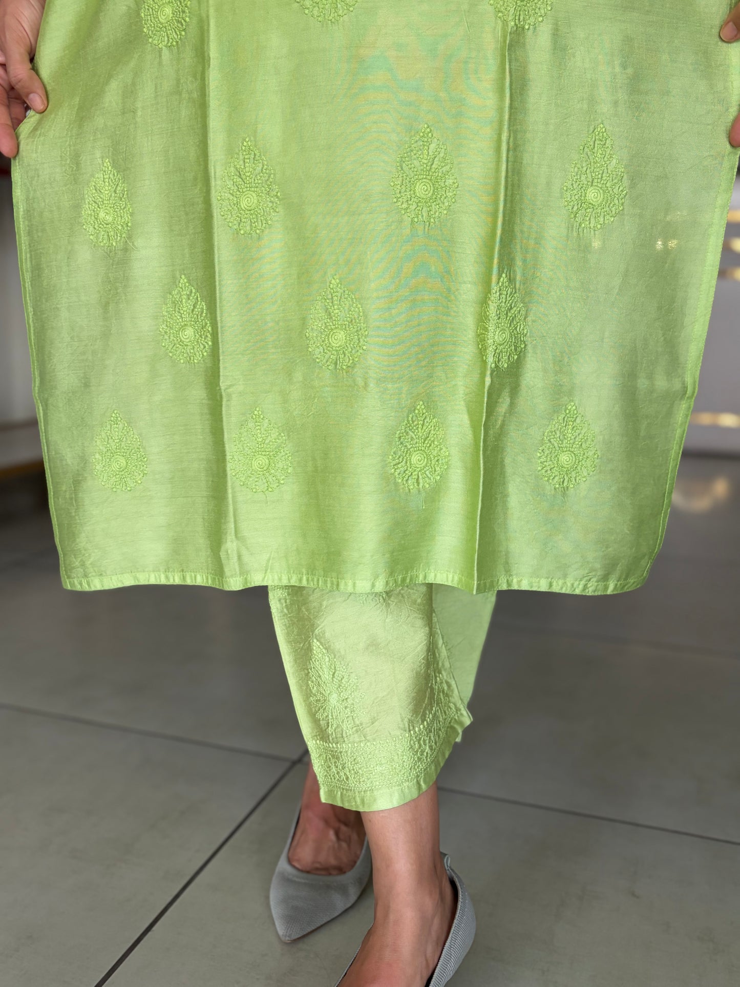 anaya chanderi set