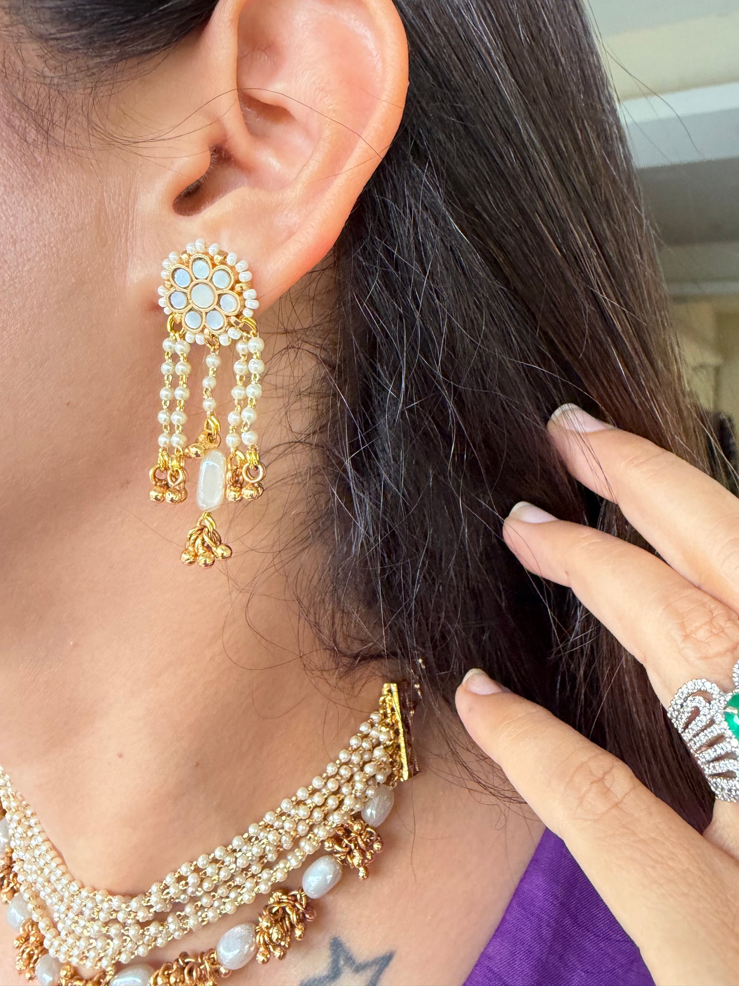 Indo Western Jadau Choker Set