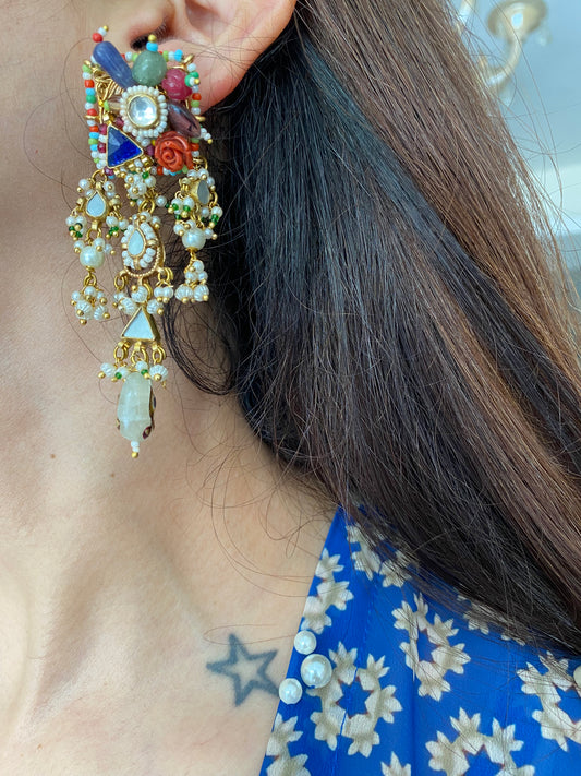 Svara Jadau Earrings