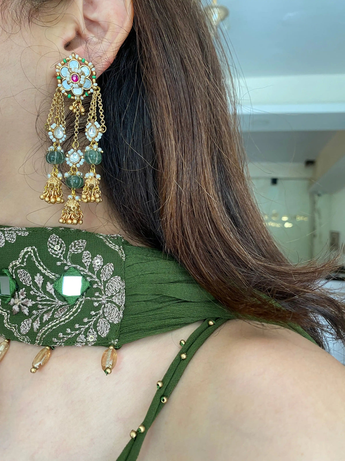 Chandani Jadau Earrings