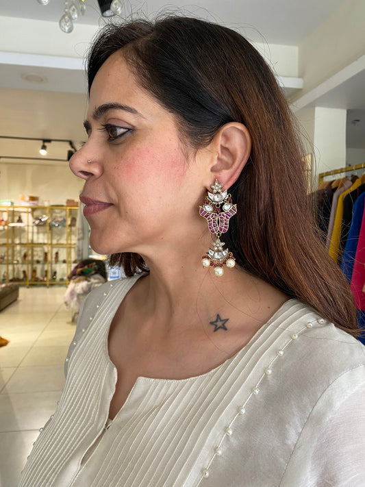 Uncut Polki Earrings