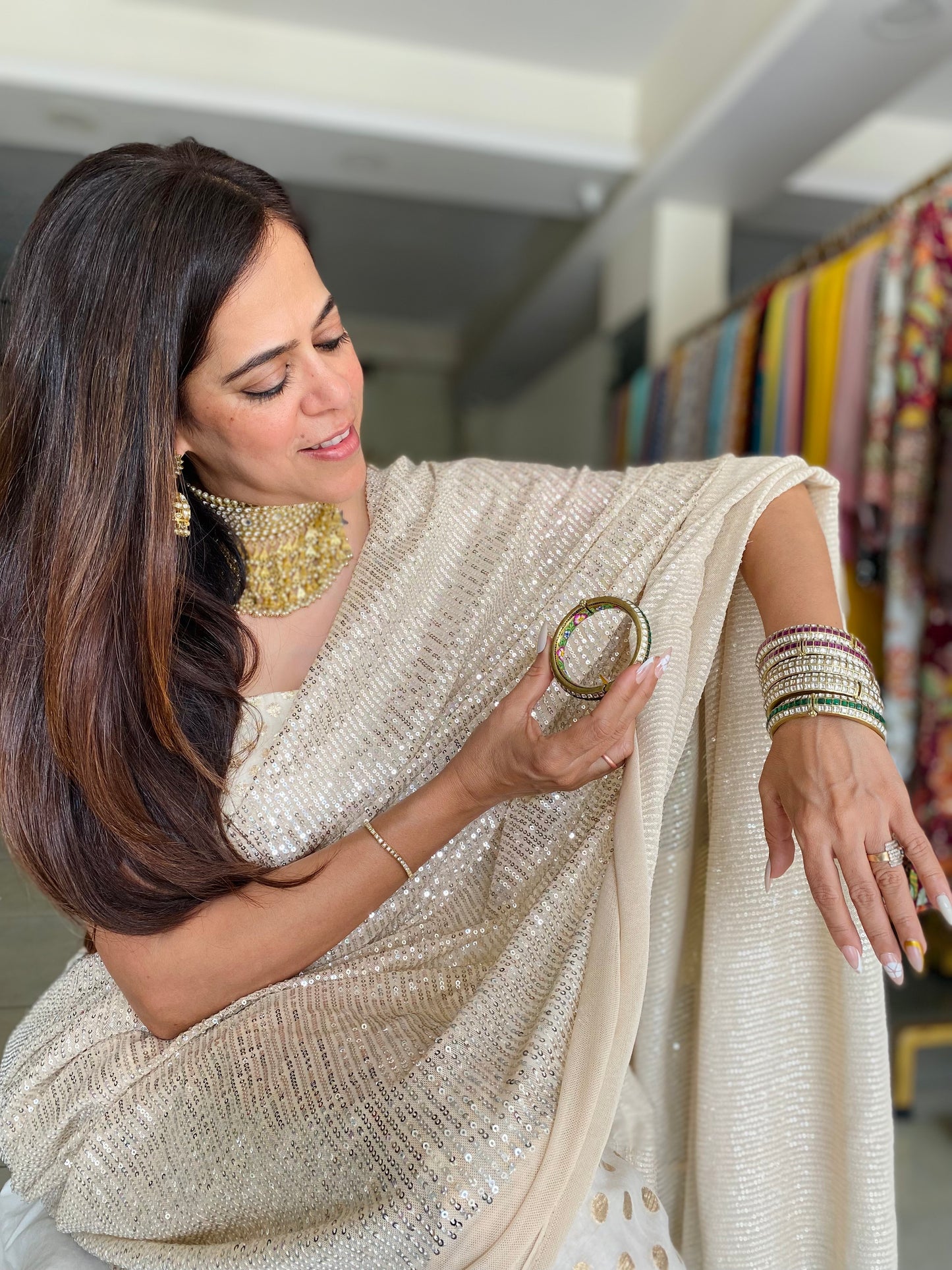 Maharani Polki Kada Set