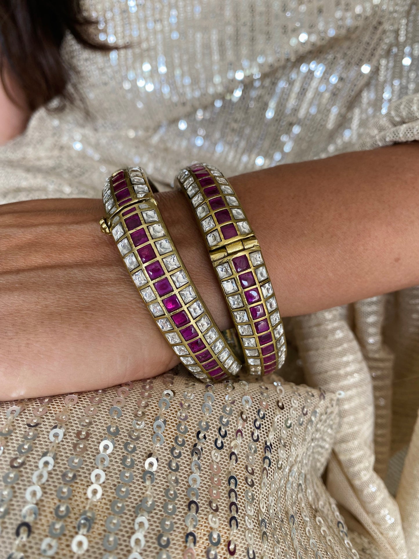 Maharani Polki Kada Set