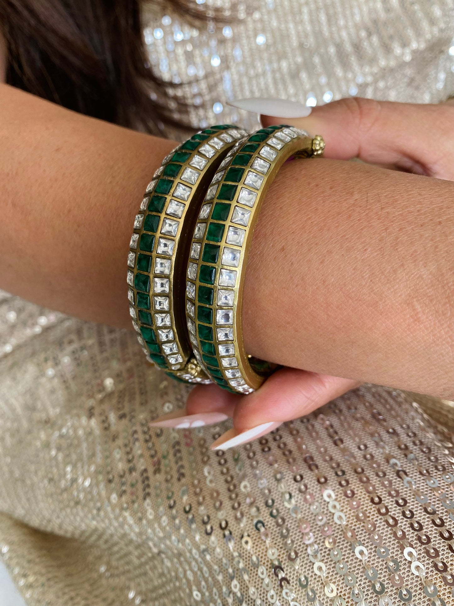 Maharani Polki Kada Set