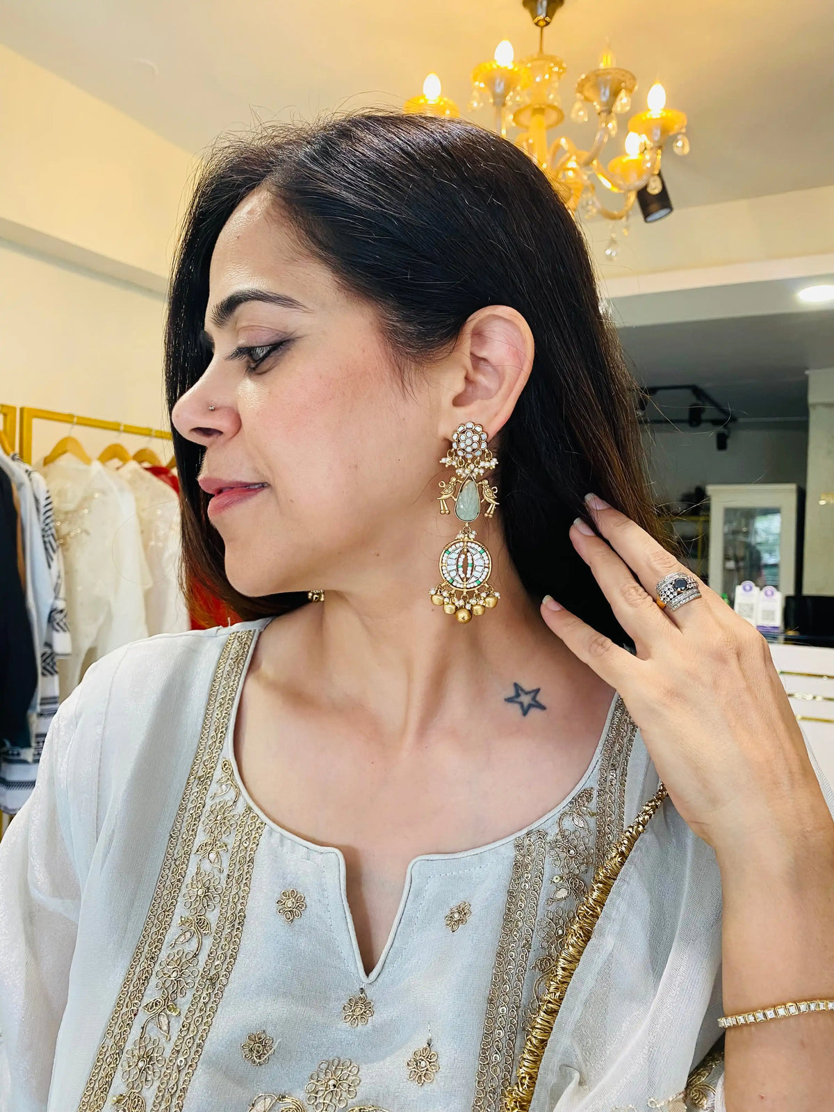Ishani Jadau Earrings