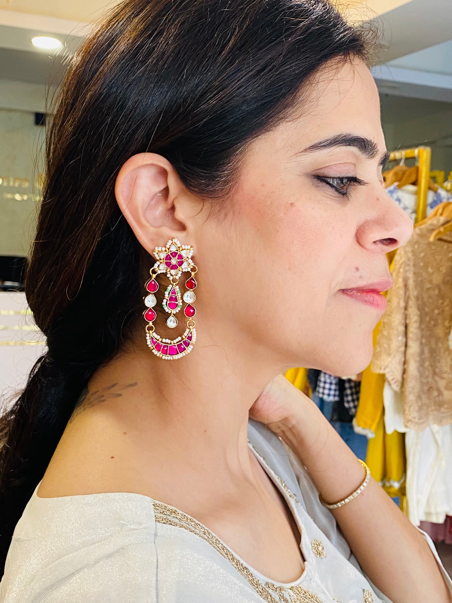 Rangrez pink chandeliers