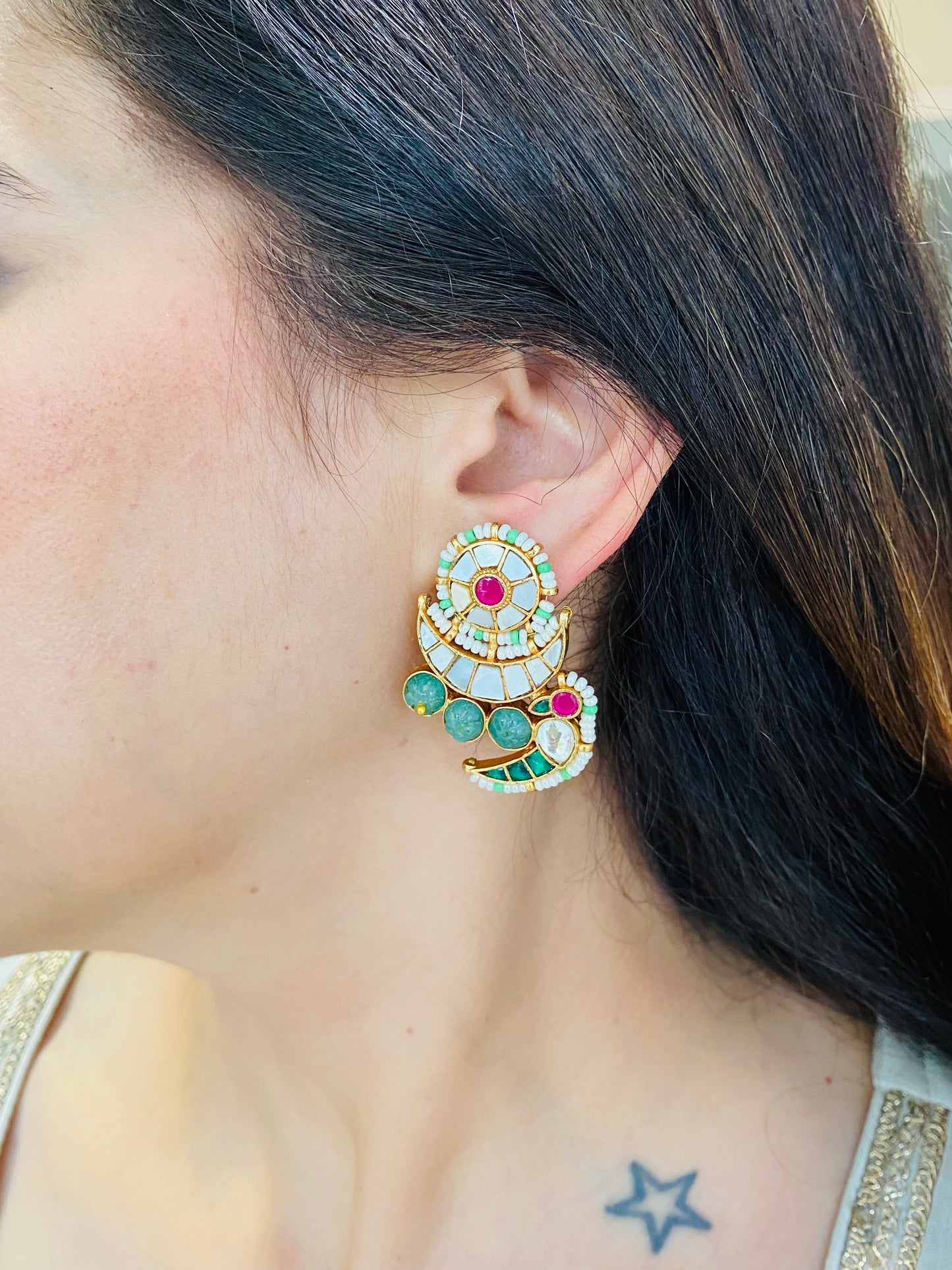 Pankhuri Jadau Earrings