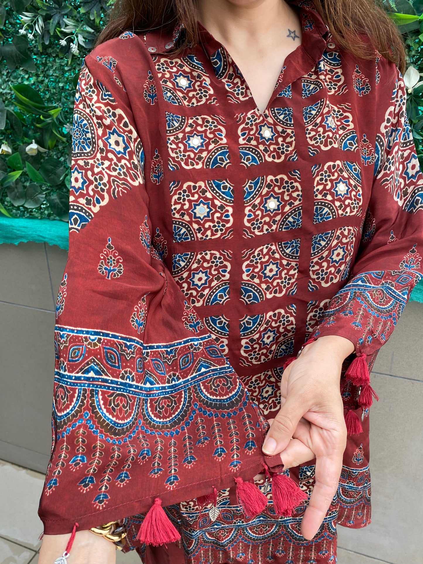 Maroon coord set
