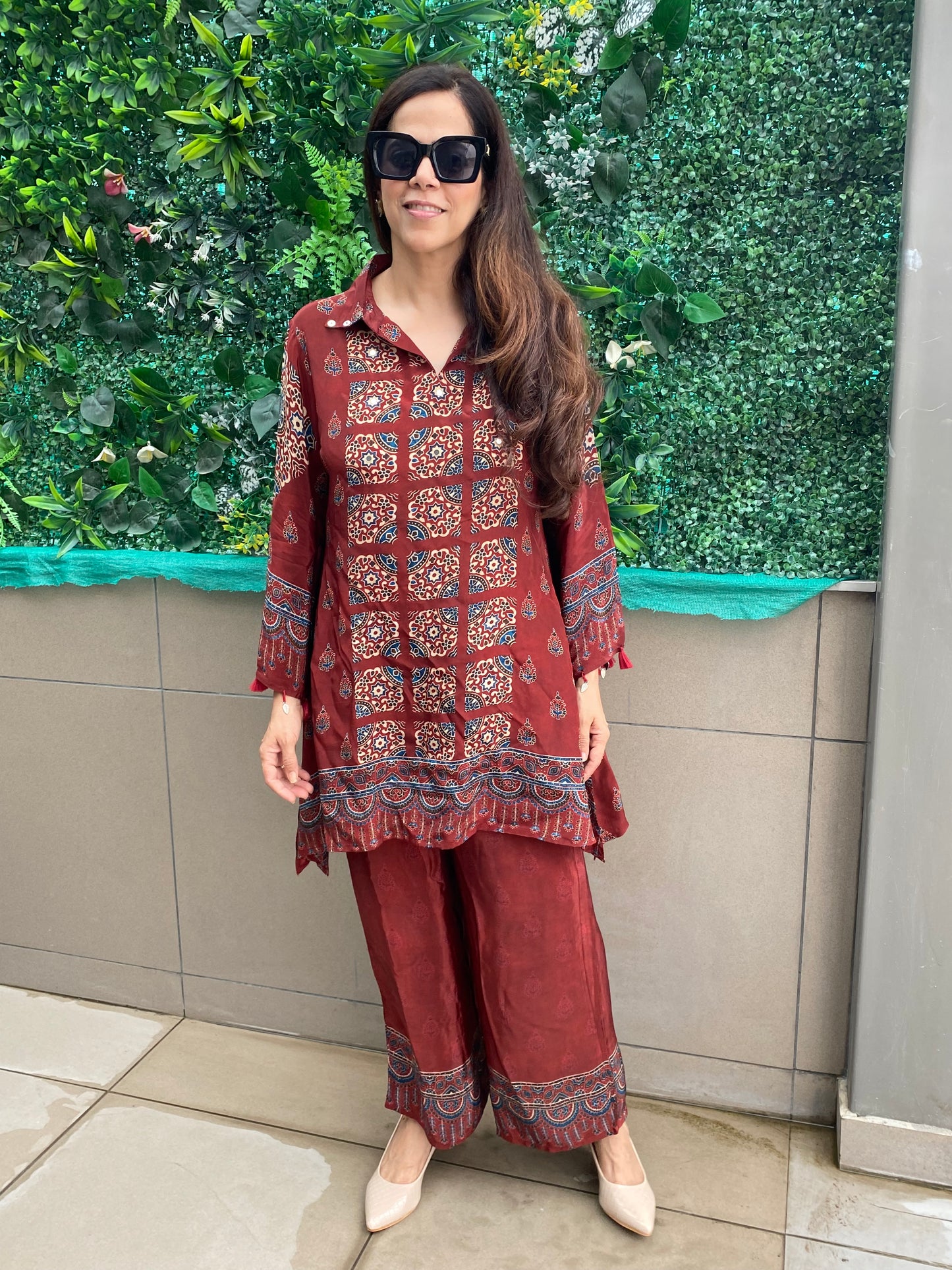 Maroon coord set
