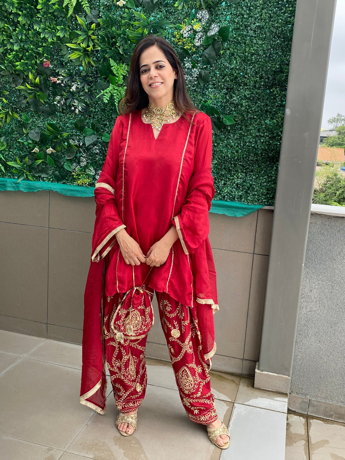 Rose riwaayat kurta set