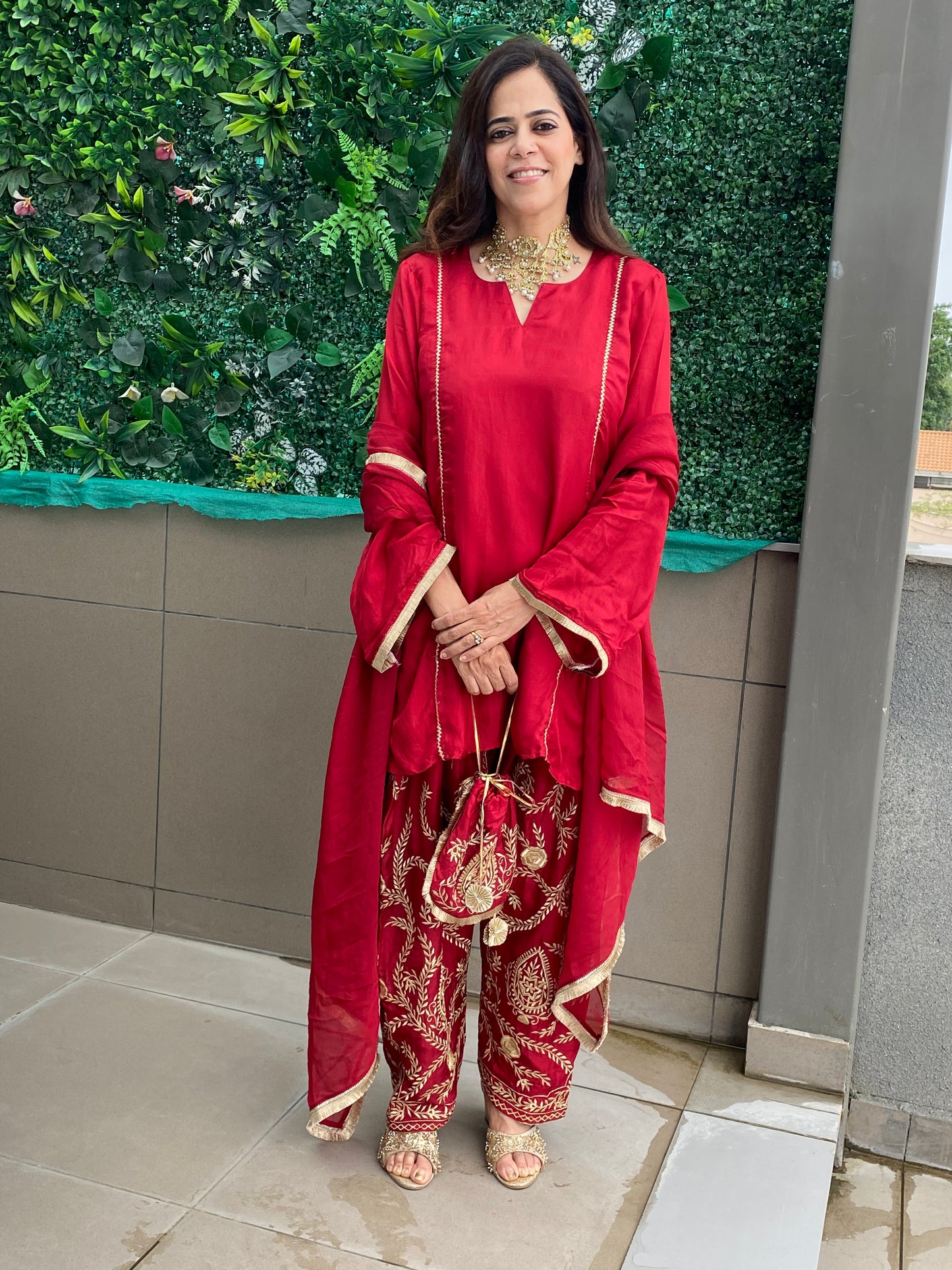 Rose riwaayat kurta set