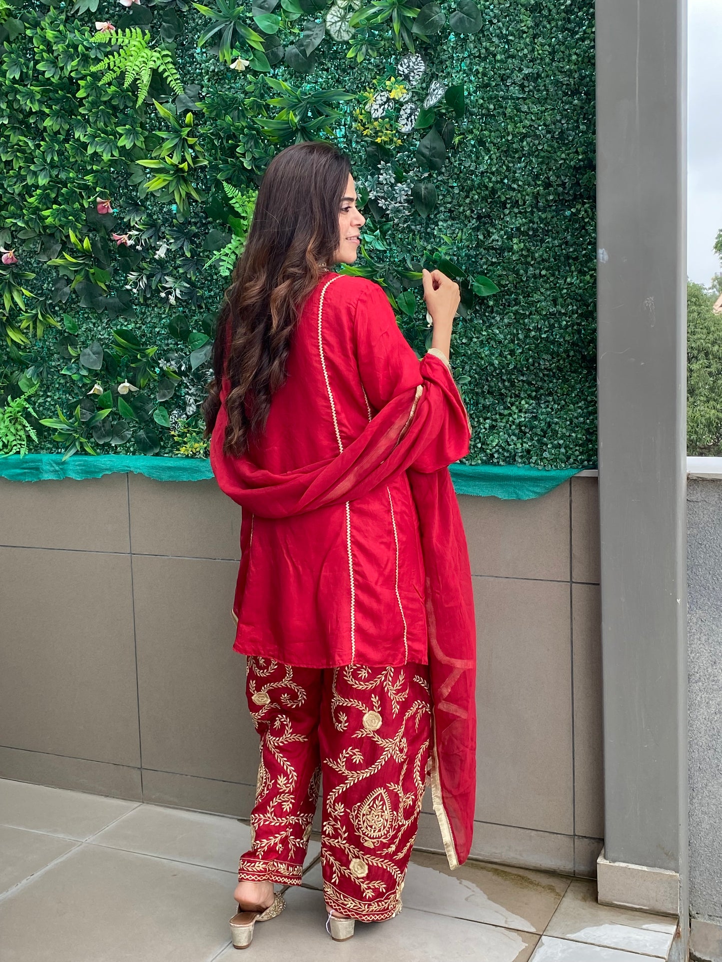 Rose riwaayat kurta set