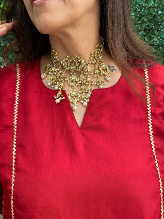 Begum polki choker