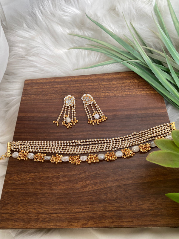 Indo Western Jadau Choker Set