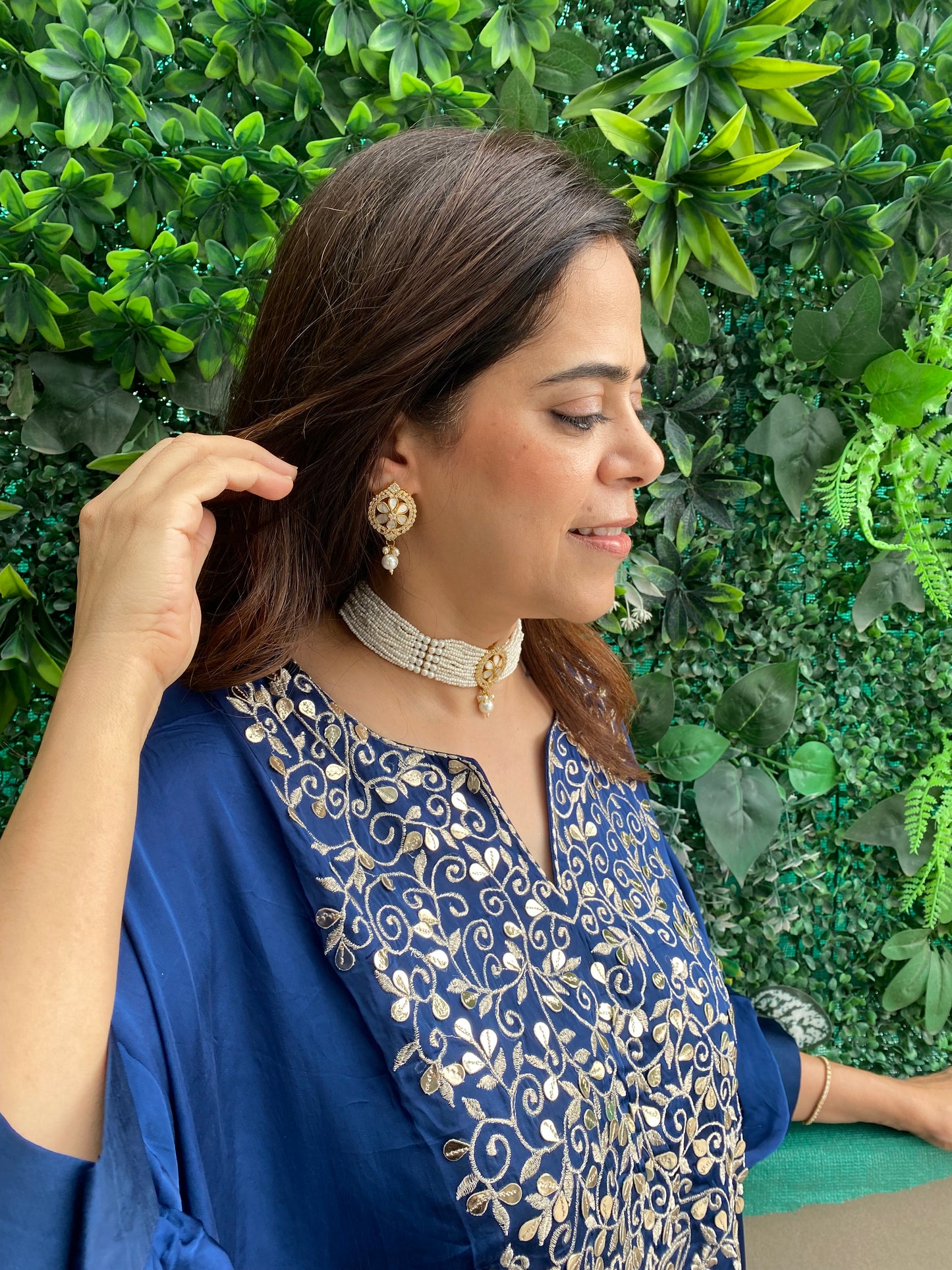 chaand choker set