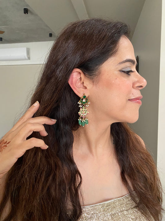 Vasudha drop earrings