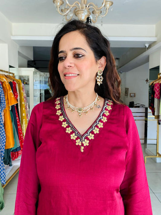 Mahira Jadau necklace Set